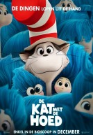 De kat met de hoed poster