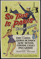 So This Is Paris poster