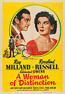 A Woman of Distinction poster