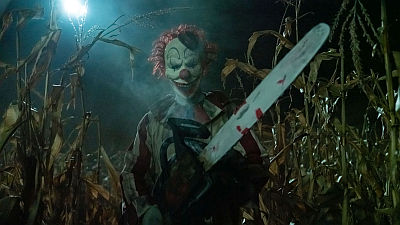 Clown in a Cornfield
