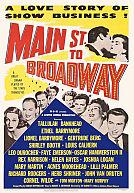 Main Street to Broadway poster