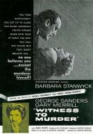 Witness to Murder poster