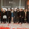 Cast, crew en genodigden op de rode loper voor de eerste vertoning in eigen land (in Kortrijk) op maandag 23 februari 2026.