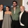 Micheal Kelly, Sienna Miller, John Krasinski en Andrew Bernstein op de wereldpremière van Jack Ryan: Ghost War in New York op 15 mei 2026.