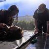 The Fall of the House of Usher - Annabeth Gish, Robert Longstreet en uitvoerend producent/regisseur MIke Flanagan