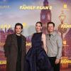 Kit Harrington, Michelle Monaghan en Mark Wahlberg op de wereldpremière van The Family Plan 2 in het Curzon Mayfair in Londen (Engeland) op 11 november 2025.