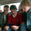 Johnny Lee Miller, Ewan McGregor en Robert Carlyle in Transpotting.