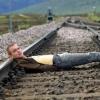 Ewan McGregor in Transpotting.